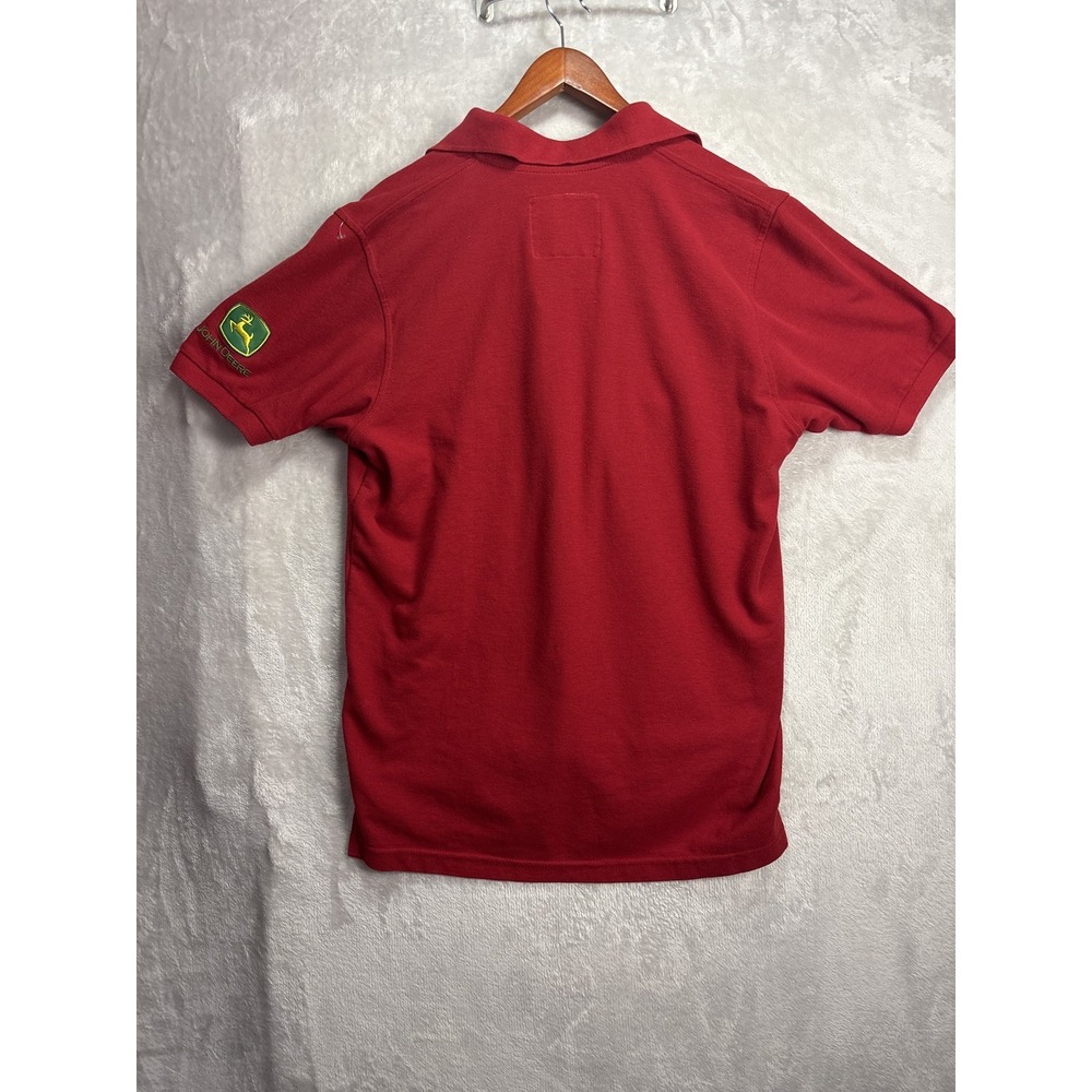 Vintage John Deere Red Polo Shirt XL embroidered - Picture 6 of 6